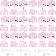 Respicefinem Whirls Party Decoration Featuring Bright Colors And Hook Design Ideal For Baby Shower Home Window And Doorway Ceiling Decor In Blue (Pink)