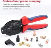 Ratchet Spark Plug Wire Crimper Set Newdeli 25Pcs Spark Plug Crimping Tool Kit