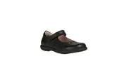 Geox Girls Naimara Ballerina Leather Mary Janes (Black) - UTFS8225