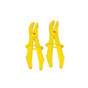 SP Tools 2Pcs Small Line Clamp Set 90 Degree Offset Light Weight Non Conductive