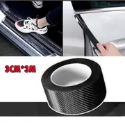 Car Adhesive Fiber Carbon Tape Sill Protector Door Strip Anti Scuff Scratch 3M (for: Renault)