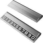 Temporary Car Parking Card, Dashboard Telephone Number Plate, Auto Temporary Stop Sign, Car Dashboard Stop Indicator, Temporary Parking Number Plate, Vehicle Dashboard Stop Sign