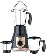 Bajaj GX 3701 750W Mixer Grinder with 3 Jars, Black