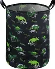 Kids Hamper,Dinosaur Laundry Hamper Collapsible Canvas Dinosaur Storage Basket f