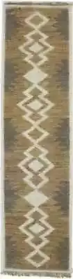 3X10 ft Braided Jute Sumak Runner Rug Farmhouse Modern Hallway Kitchen Carpet