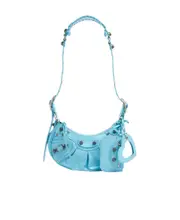 Balenciaga Le Cagole Embossed XS Shoulder Bag One size Blue