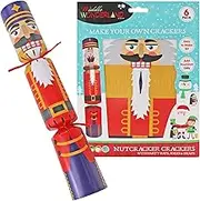 6 Pack Make your Own Christmas Cracker Kit - Nutcracker 2988