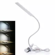 48 LED Flexible Clip On Desk Lamp USB Reading Study Table Lamp Light Home