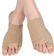 Forefoot Compression Socks | Soft Foot Pads For Ball Of Feet - Feet Compressing Sleeve, Reusable Feet Separating Toe Sock For Daily Walking, Running And Standing