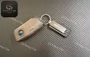 M60i Premium Genuine Carbon Fiber Key Fob Cover Case Fit For BMW X5 X6 X7 M60i