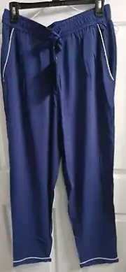 Rawgear Sleep Wear Unisex Pajama Pants 100% Rayon Blue Size S New