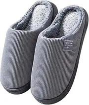 [Generic] Men Moccasins Slippers Size 9 Mens for Men House Warm Slip Soft Plush Flop Slippers Flip On Shoes Slippers Men's Slipper Men Slippers 12