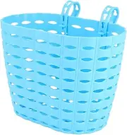 ibasenice 1Pc Detachable Bike Storage Basket Sky Blue Plastic Bike Basket for Boys Lightweight Durable Easy to Attach Without Tools for Leisurely Rides
