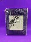 Satin Silk Bed Sheet Set Morgan Home Vintage New Purple