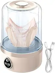Underwear Washing Machine,LED Display Small Portable Washing Machine - Deep Clean Laundry Tool Clothes Cleaner for Travel Socks Home Baby Dorm Kids Apartment