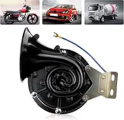 300DB Train Horn for Trucks Boat Car Air Electric, Horn Waterproof High Low Tone Universal Fit Super Loud Electric Snail Horn 12V Horn Kit Replacement Car Horns