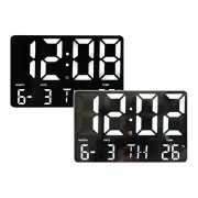 Electric 10" Digital LED Wall Clock with Remote Control