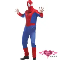 在飛比找PChome24h購物優惠-角色扮演 蜘蛛人 英雄系萬聖節派對表演服(藍紅F) Ange