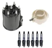 Distributor Rotor Cap & Spark Plugs .045" Kit ACDelco For Astro Caprice S15 V6