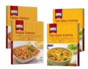 Ashoka - Navratan Korma & Matar Paneer 4 PACK, Ready to Eat Meals