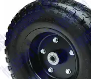 13" INCH HARD RUBBER WORRY FLAT FREE REPLACEMENT TIRE WHEEL RIM DOLLY HAND CART