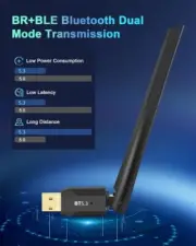 USB Bluetooth 5.3 Adapter Wireless BT 5.3 Receiver Dongle