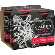 The Kraken Spiced Rum & Cola Can 330mL