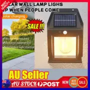 Solar Motion Sensor Light Tungsten Filament Lamp Outdoor Garden Wall Flood Lamp