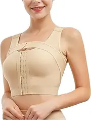 [RDSIANE] Post-Surgery Front Closure Bra for Women Posture Corrector Compression Shapewear Tops with Breast Support Band…