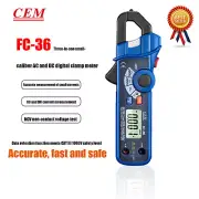 CEM FC-36 3 in 1 Mini AC, AC/DC Clamp Meters Large Backlit Display