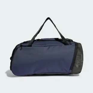 【adidas 愛迪達】手提包 健身包 運動包 旅行袋 TR DUFFLE S 藍 IR9821