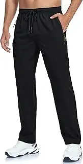 [GAXIDES] Men's Lightweight Hiking Pants Breathable Quick Dry Fit Waterproof Camping Fishing Running Athletic Active Jogger Pant