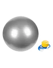 [VERPEAK] Yoga Ball with Pump for Pilates 65cm in Silver