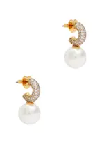 Kate Spade New York Showtime Gold-plated Hoop Earrings ONE SIZE