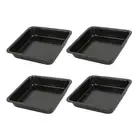 4pcs Baking Tray Wide Side Non-stick Fashion Bakeware Bread Cake Tray Smooth