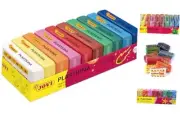 - Non Drying Modeling Clay, Endlessly Reusable Plasticine, Set of 10 Bars,