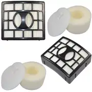 2-Pack Filter Kit (HEPA+ Foam & Felt) for Shark NV680 NV800 Series XHF680 XFF680