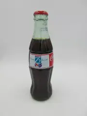 2003 CARNAVAL MIAMI CELEBRATING 25 YEARS CALLE OCHO 8 OUNCE GLASS COKE BOTTLE