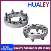 2X 6X139.7 30mm 12x1.25 6 STUD WHEEL SPACERS For Nissan Patrol GQ GU SILVER