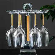 ColourTree Desktop Crystal Glass Stemware Rack Wine Glass Storage Stand Holder
