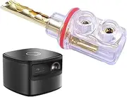 Speaker Wire Banana Plugs, Banana Connector Speaker Plugs, Clear Banana Plug Connectors, Banana Jack Speaker Connectors, Speaker Wire Plugs
