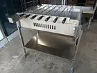 NEW STAINLESS STEEL CYPRUS BBQ GRILL SOUVLA ROTISSERIE - CHAIN DRIVEN MOTOR