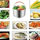 For Stainless Steel Rice Cooker Steamer Pot Steamer Basket Stainless Steel
