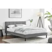 Theodore Bed Frame - Charcoal, Queen - Queen