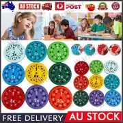 9/18pcs Math Facts Fidget Spinners Addition Multiplication Game Educational Toys