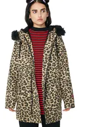 [Lazy Oaf] Purrfect Printed Parka