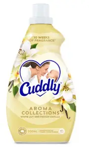 Cuddly Ultra Fabric Softener White Lily & French Vanilla 900mL