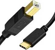 [CableCreation] USB C Printer Cable 3.3FT USB C to Printer Cable USB C to B, Scanner Cable Printer MIDI Cable for Yamaha Casio Digital Piano MIDI Controller DJ Controller, 1M Black