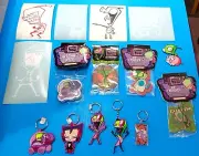 VINTAGE INVADER ZIM MIXED LOT (A) -15 ITEMS EARLY 2000'S NEW OLD STOCK NEW!!!