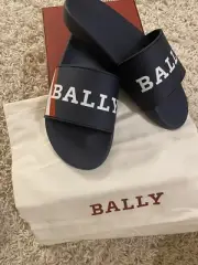 Bally Rubber Graphic Print Slides Men’s Size 7 $265